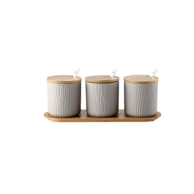 Ceramic Seasoning Jar Set